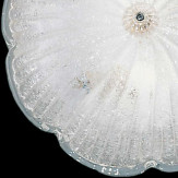 "Evelyne" lampara de techo de Murano - 3 luces - transparente