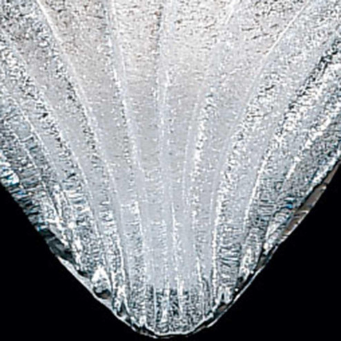 "Angela" Murano glass sconce - 1 light - transparent and gold