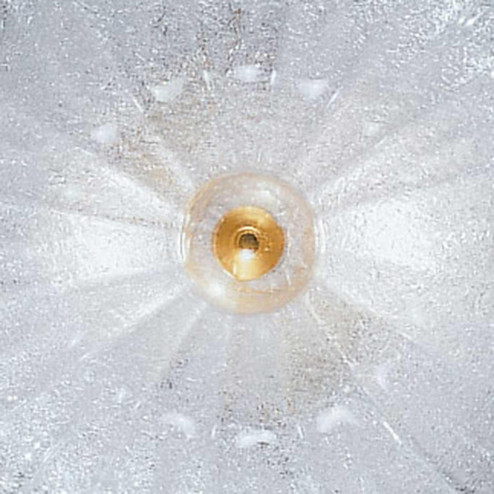 "Angela" Murano glass ceiling light - 4 lights - transparent and gold
