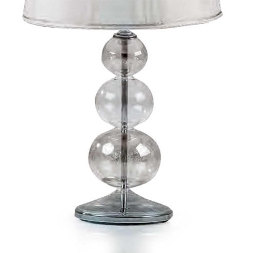 "Soffice" lampe de table en verre de Murano - 1 lumière - platine mat