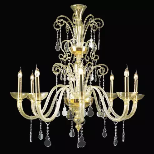 "Callia" lustre en cristal de Murano