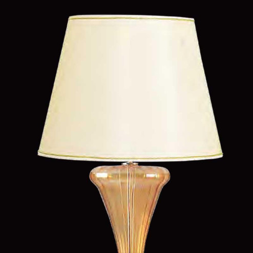 "Meridiana" lampara de pie de Murano - 1 luce - ámbar