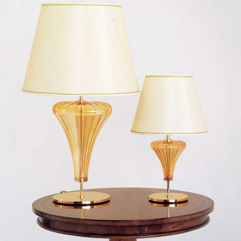"Meridiana" lampe de table en verre de Murano