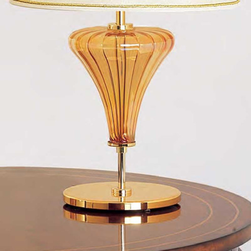 "Meridiana" lampe de chevet en verre de Murano - 1 lumière - ambre