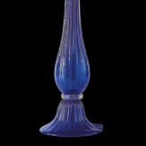 "Uranio" Murano glass bedside lamp - 1 light - blue and gold