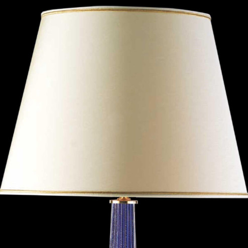 "Uranio" lampe de chevet en verre de Murano - 1 lumière - bleu et or