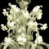 "Biancaspina" lustre en cristal de Murano - 6 lumières - blanc