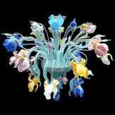 "Iris colorati" Murano glas deckenleuchte - 16 flammig - multicolor