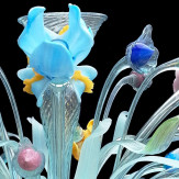 "Iris colorati" Murano glas deckenleuchte - 16 flammig - multicolor