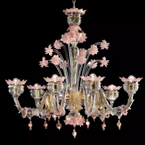 "Sissi" lustre en cristal de Murano