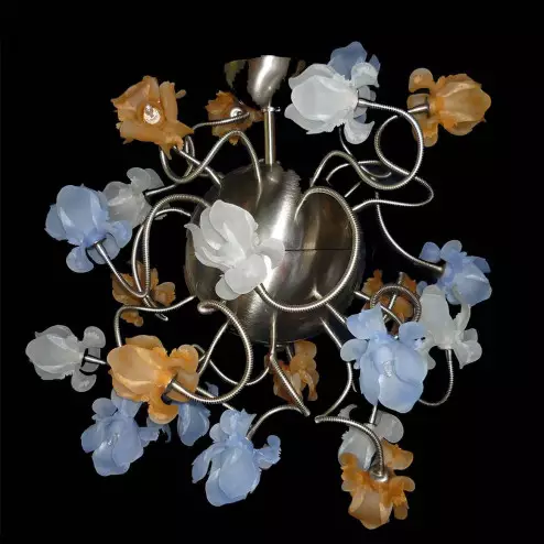 "Fiori di Seta" lampara de araña de Murano
