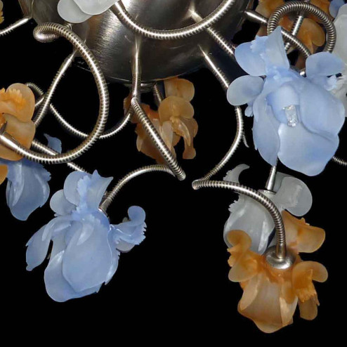 "Fiori di Seta" lustre en cristal de Murano - 16 lumières