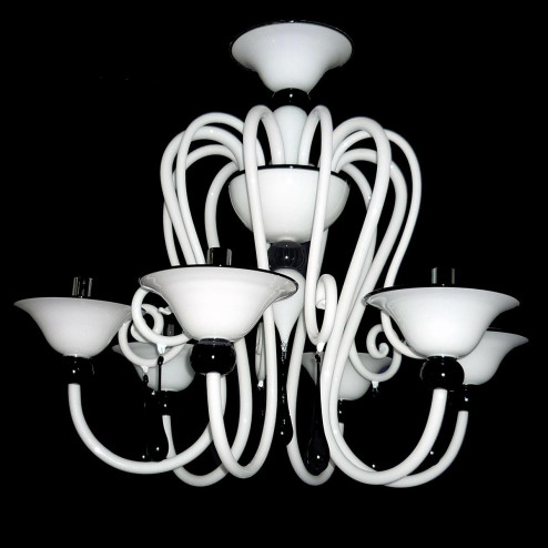 "Serpico" Murano glass chandelier