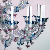 "Arcobaleno" Murano glas Kronleuchter - 36 flammig - multicolor