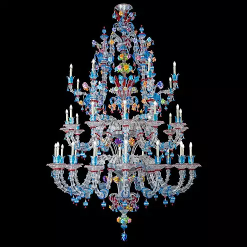 "Abbondanza" lustre en cristal de Murano
