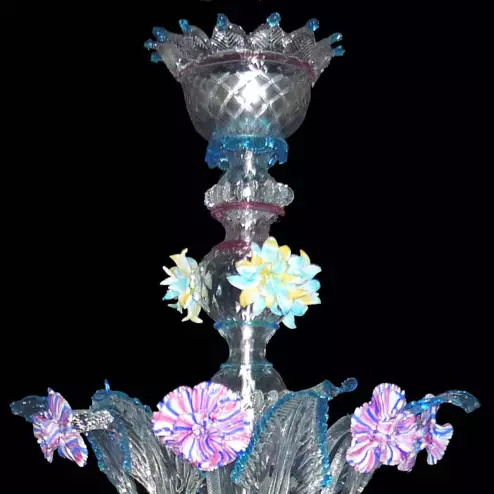 "Berenice" Murano glass chandelier - 6 lights