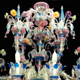 "Mariagrazia" lustre en cristal de Murano - 12 lumières