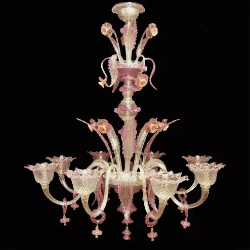 "Lazuriel" lustre en cristal de Murano