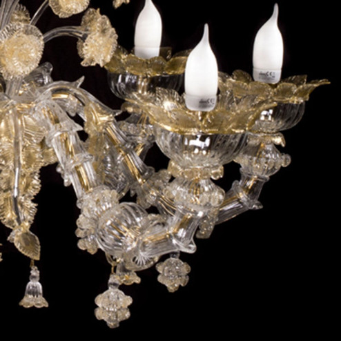 "Maria" Murano glass chandelier - 8 lights