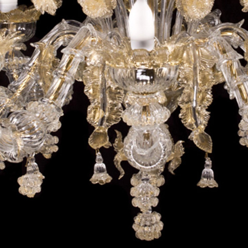 "Maria" Murano glass chandelier - 8 lights