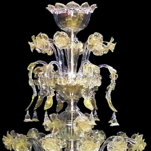 "Maria" large Murano glass chandelier - 18 lights