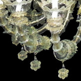"Maria" araña grande de cristal de Murano - 18 luces