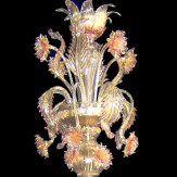 "Gisella" lampara de araña de Murano - 6 luces