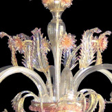 "Gisella" Murano glas Kronleuchter - 6 flammig