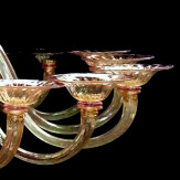 "Gabriella" lustre en cristal de Murano - 18 lumières -