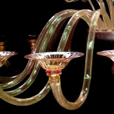 "Gabriella" lampara de araña de Murano - 18 luces -