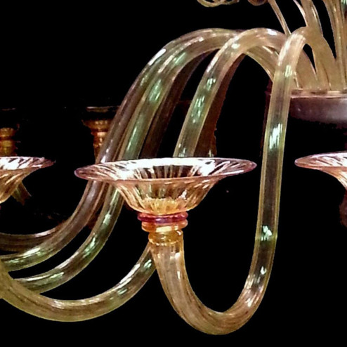 "Gabriella" Murano glass chandelier - 18 lights -