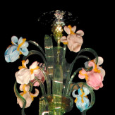 "Iris Verde" große Murano Kronleuchter - 12 flammig