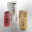 "Wilson" Murano vase - kleur, silber und vielfarbig 