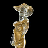 "Dama" Murano glas Skulptur - gold