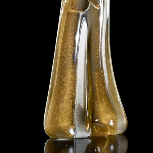 "Cavaliere" Murano glass sculpture - gold