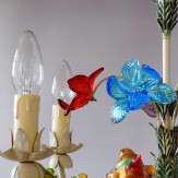 "Uccellini" lustre en cristal de Murano - 5 lumières