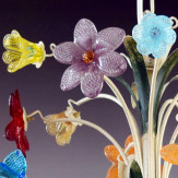 "Crema" lustre en cristal de Murano - 5 lumières