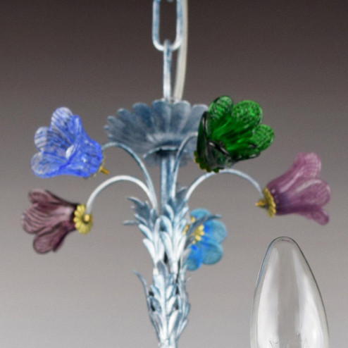 "Civetta" Murano glass chandelier - 5 lights