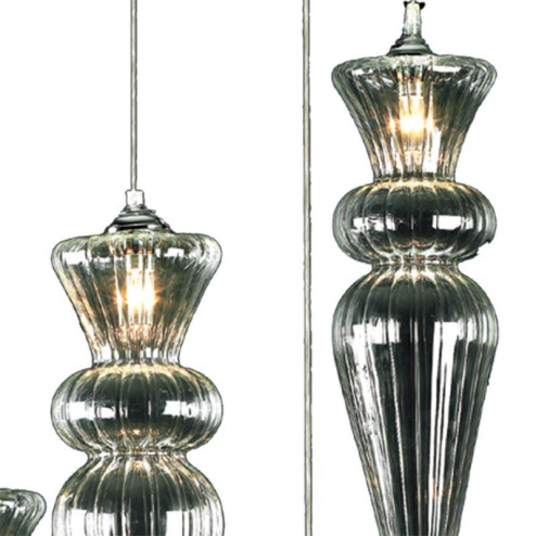 "Picche Colorate" Murano glass pendant light - 5 lights - 