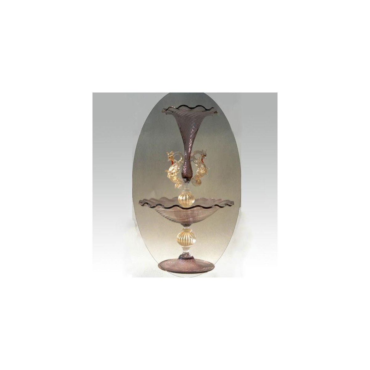 "Drago Ambrato" verre en cristal de Murano - ambre