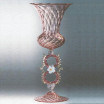 "Margherita Rosa" vaso en cristal de Murano - rosa