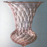"Margherita Rosa" Murano Trinkglas - rosa