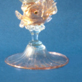 "Cornucopia" Murano Trinkglas - transparent