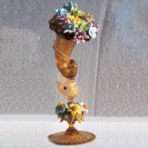 "Rigoglioso" vaso en cristal de Murano - multicolor