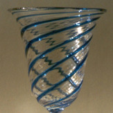 "Drago D'Acqua" vaso en cristal de Murano - azul