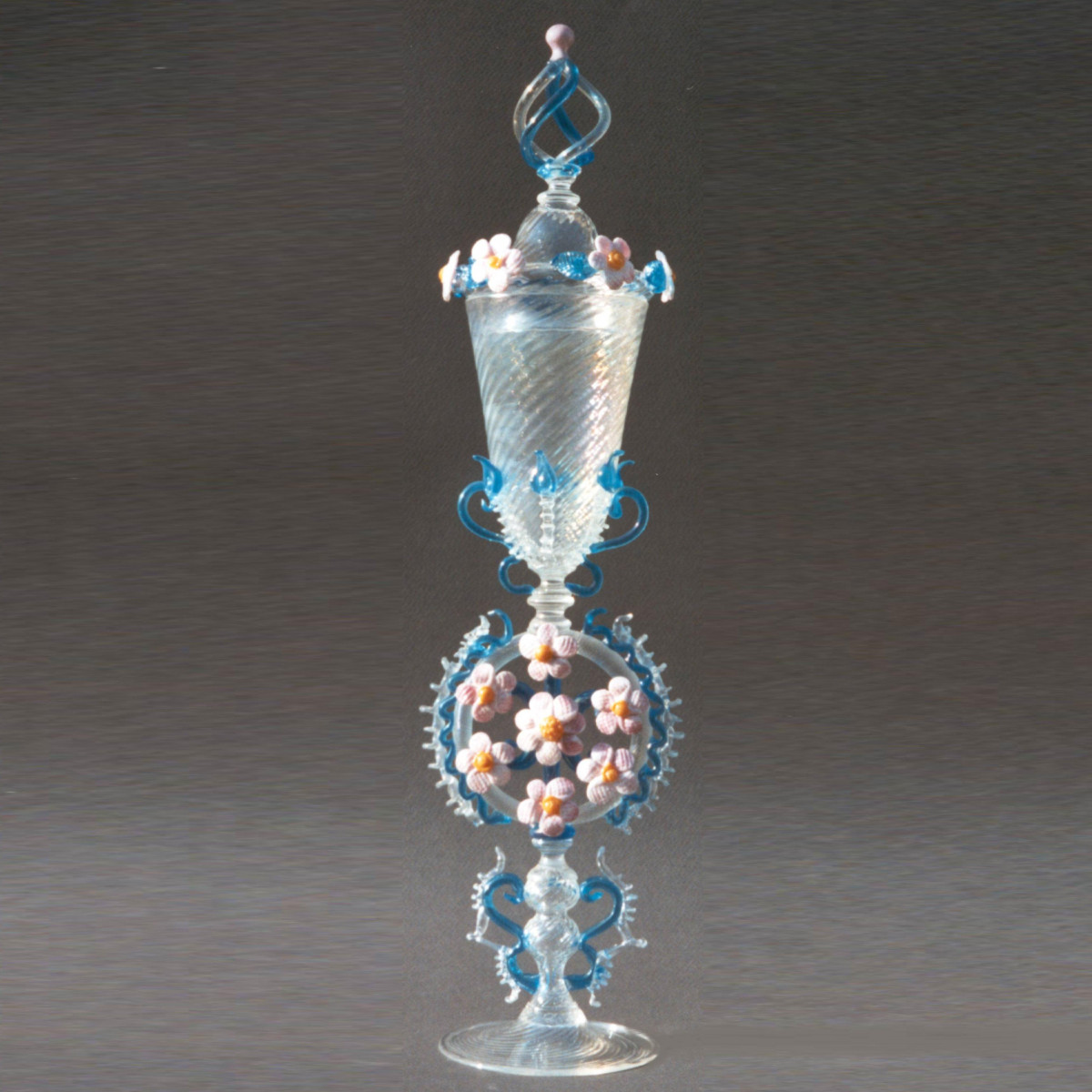 "Aureola" Murano Trinkglas - transparent