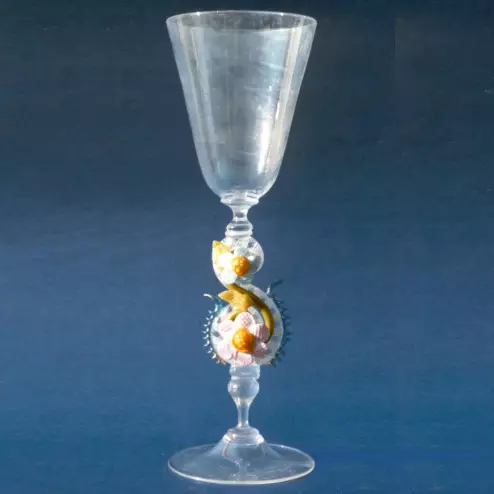 "Iridio" vaso en cristal de Murano