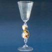 "Iridio" vaso en cristal de Murano - transparente