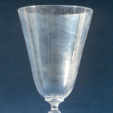 "Iridio" Murano Trinkglas - transparent