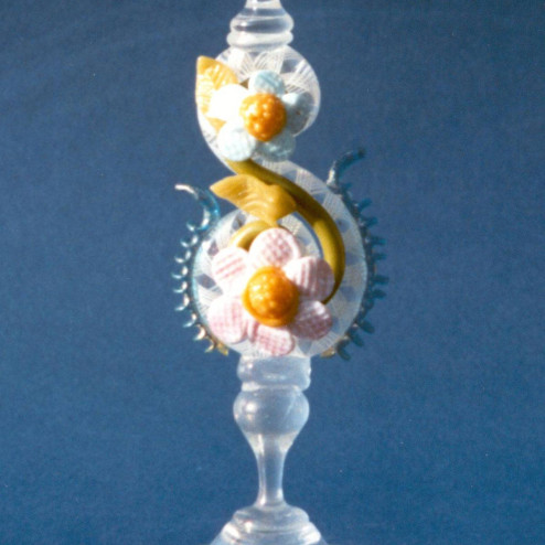 "Iridio" verre en cristal de Murano - transparent